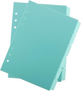 STOBOK 12Pçs Clipes Para Fichário De Caderno Blocos De Notas Marcadores De Bloco De Notas Divisórias De Índice Divisórias De Fichário Divisores De Bloco De Notas Fosco Página De