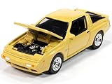 1988 Conquest TSi San Marino Yellow Modern Muscle Series 1/64 Diecast Model Car by Auto World 64502-AWSP187B
