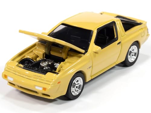 1988 Conquest TSi San Marino Yellow Modern Muscle Series 1/64 Diecast Model Car by Auto World 64502-AWSP187B