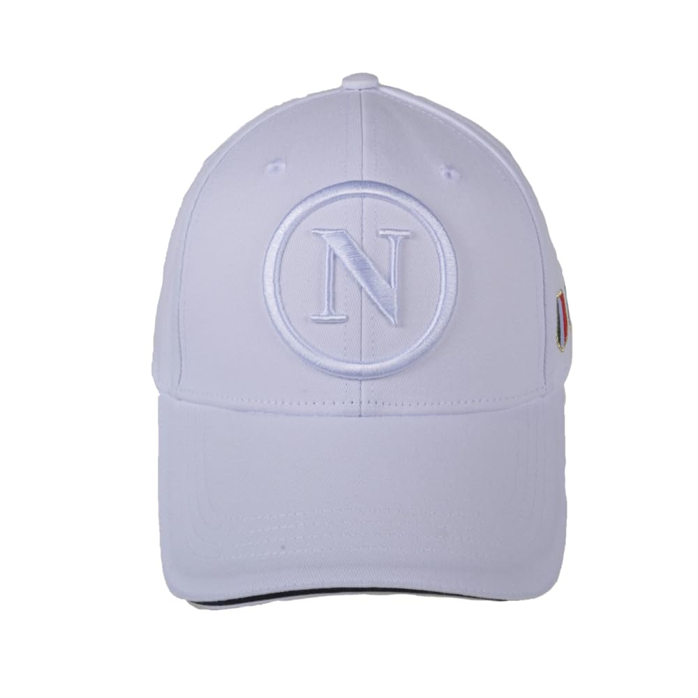 Enzo Castellano SSC NAPOLI SCN Baseball Cap, Colour White, One Size Fits All