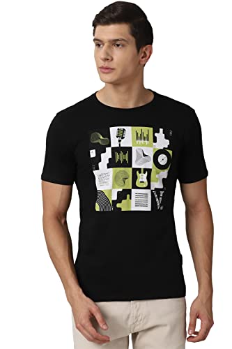 Image of Van Heusen Men's Cotton Slim Fit T-Shirt