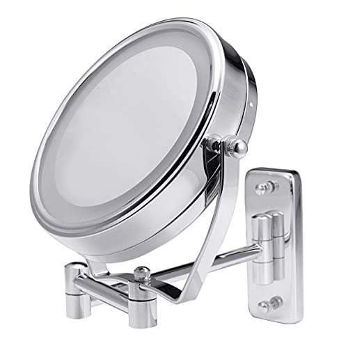 Miroir cosmétique à LED mural pour un maquillage parfait et un rasage précis au quotidien