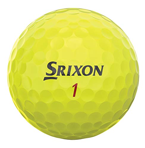 Srixon Z-Star Xv 2017 Golf Balls, Yellow (One Dozen) #TOP3