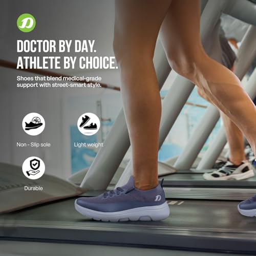 Image of DOCTOR EXTRA SOFT Men's Lightweight Sports Shoes Memory Foam Cushioned Insole | Running Walking Gym Training Jogging Athletics | Comfortable & Stylish| Casual Slipon Sneaker Gent's Boy's DR-2006