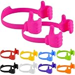 Maudzlan Phone Stand Holder 2 Pcs Thumbs Up Lazy Hand Arm Finger Holder Novelty Portable Desk Mobile Cell Phone Kickstand Cute Cheap Accessories Gifts for Teen Kid Girl (Rose)