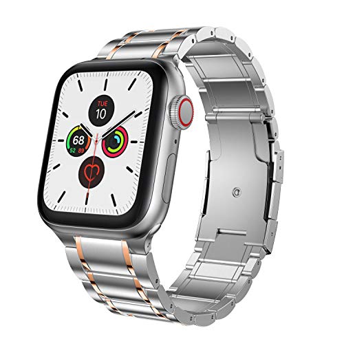 Bracelet titane Apple Watch solide pour remplacer le silicone usé