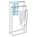HOME BI Free Standing Towel Drying Rack, 3 Tier Metal Towel Bathroom Shelf, Rust-Resistant, Easy to Assemble