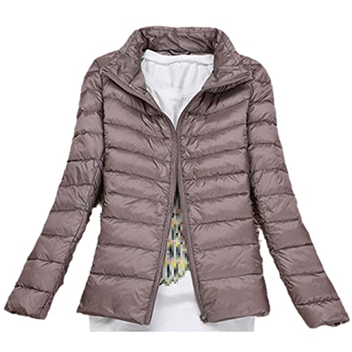 Doudoune fine portable kaki veste automne ultralégère femme M