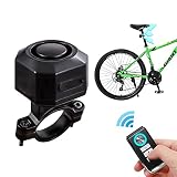 Furado Alarma Inalámbrica para Motocicleta, Alarma De Seguridad Antirrobo con Control Remoto, Alarma De Bicicleta para...