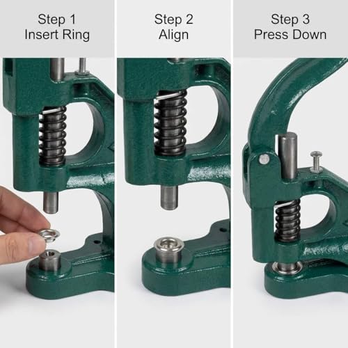 QWORK Heavy Duty 3-Size Grommet Kit