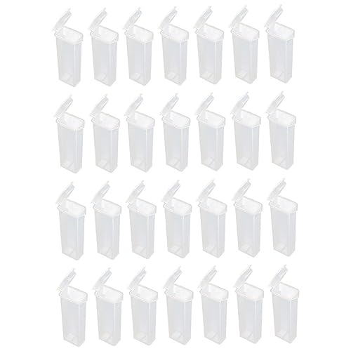 50pcs Slide Box Microscope Stage Slide Polyethylene Slide Holder Slide Holder for Staining Glassine Slides Glass Slide Cases Pathological Slide Storage Laboratory Tool Pp. White CIYODO