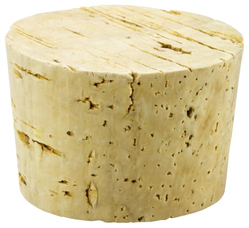 Image of Caplugs RCK12- RCK-SH Series - Regular Cork Plugs, Natural Color, Bag of 100, Plug Min. OD 0.890 inch X Max. OD 1.125 inch X Length 1.250 inch, Product Protection, Plugs, Corks, Masking, Reusable (SH-51045)