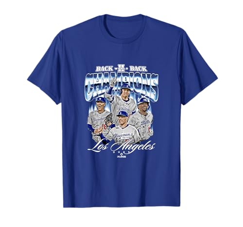 2025 Back to Back World Champions | Los Angeles D LA Series T-Shirt