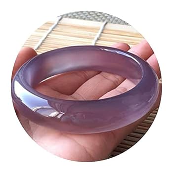 天然翡翠バングル（淡紫灰色・内径58.0mm） 天然翡翠バングル（淡紫灰色・内径58.0mm）