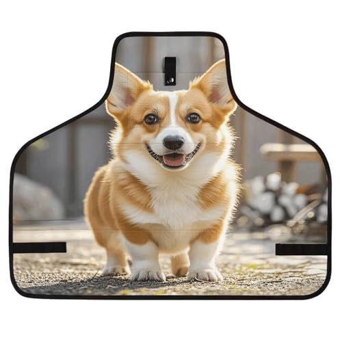 Delantal para trabajo con bolsillos y ajuste unisex miniatura 1