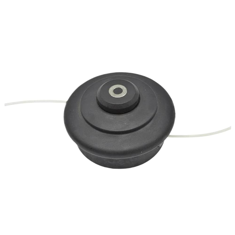 M8 Aluminio Nylon Bump Feed Spool 2-Line Cutter Head para Lawn Mower Equipo de energía Exterior Parte de reemplazo