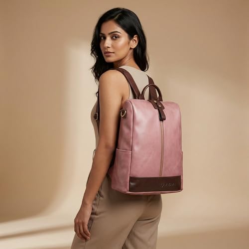 Image of VISMIINTREND Backpack for Women | Stylish Vegan Leather Backpack Bags for Women | College Bag for Girls | Office, Travel & Daily Use