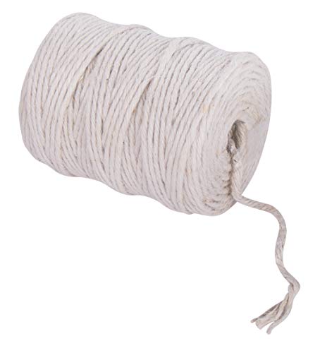 Rayher 4200502 Jutegarn, 6-fach, 6 mm Durchmesser, Spule 120 m, weià – Bild 4