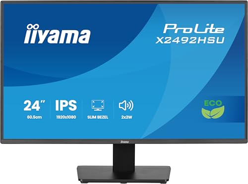 iiyama ProLite X2492HSU B1 Écran LED 24 1920 x 1080 Full HD @ 120 Hz IPS 300 cdm² 1500:1 3 ms HDMI DisplayPort haut parleurs - vue 5