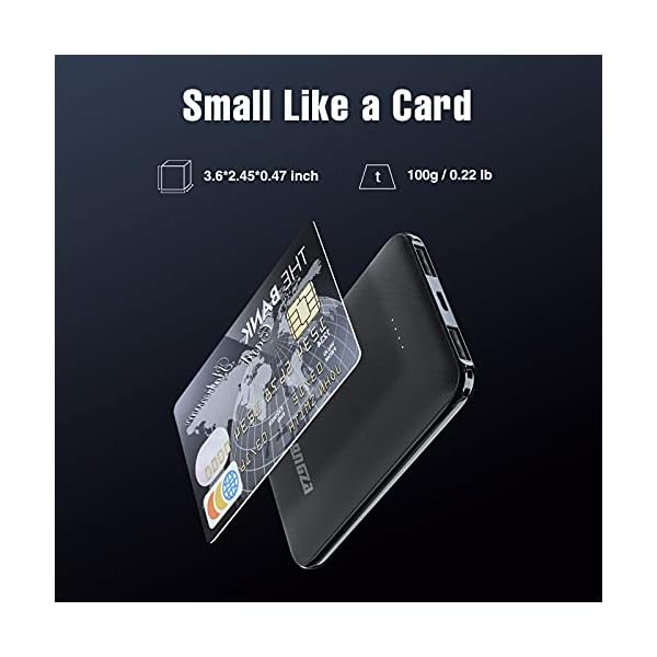 Alongza-Portable-Phone-Charger5000mAh-External-Battery-Power-Pack-022lb-Pocket-Size-Ultra-Slim-USB-Cell-Phone-Power-Bank-Compatible-with-iPhone-1211ProMaxXSXRX10876iPadSamsungAndroid Alongza Small Portable Phone Charger 4500mAh Power Bank with Built-in Cable USB C Fast Lightweight Battery Pack Cell Phone Charger Slim Clutch Charger External Battery Backup for iPhones