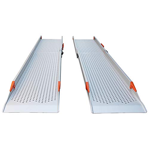 Rampe Teleskoprampe extrabreit Rollstuhlrampe 210cm E Rolli Elektro e-rollstuhl