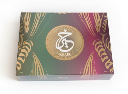 Khair Series - Set de 4 Perfumes Mini 15ml, Colección de Fragancias Gourmand y Florales, Khair Original, Pistachio, Fusion y Confection