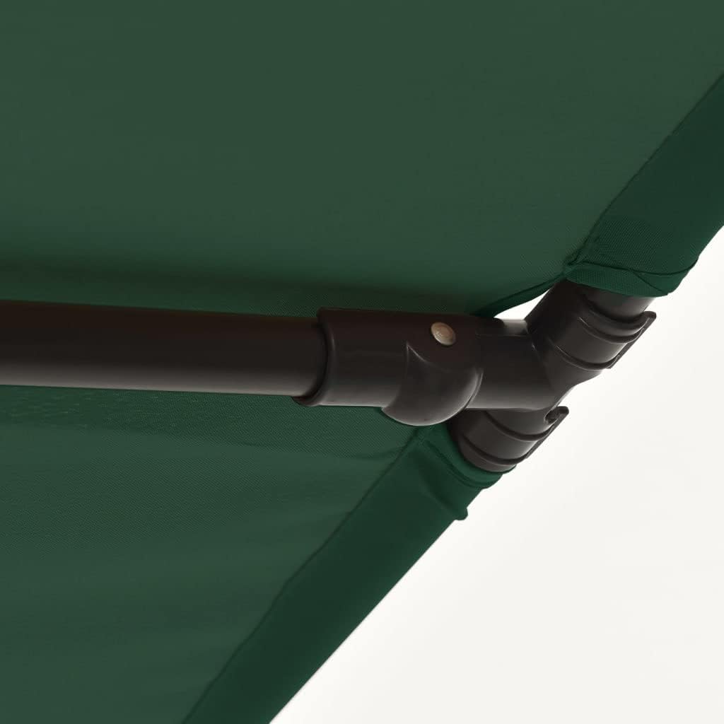 vidaXL Garden Parasol with Aluminum Pole Patio Sun Shelter Sunshade Umbrella