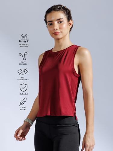 Image of Women's Tank Top | Sleeveless| Gym, Yoga, Running, Pilates | Dri-Fit, Breathable, Compression Poly Lycra Activewear