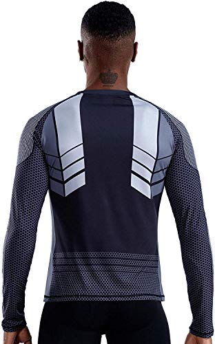 Image of OEBLD Compression Pants Men Thermal Underwear Set Base Layer Dry Tights Gym Running Leggings Long Sleeve Shirt