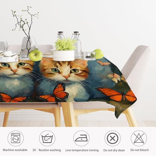 Nappe Dessin De Chat 140x140 cm PICUAL Rectangulaire Imperméable - 7