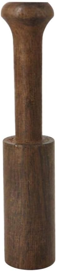 Handmade Hardwood Singing Bowl Christmas Felted Striker Mallet Leather Wrap (Color : White-Patch Five-Pointed star4)