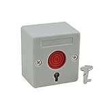 Ruilogod Indoor Gray Color Red Plastic Emergency Panic Button (id: 529 27a 15f 6ee f6c