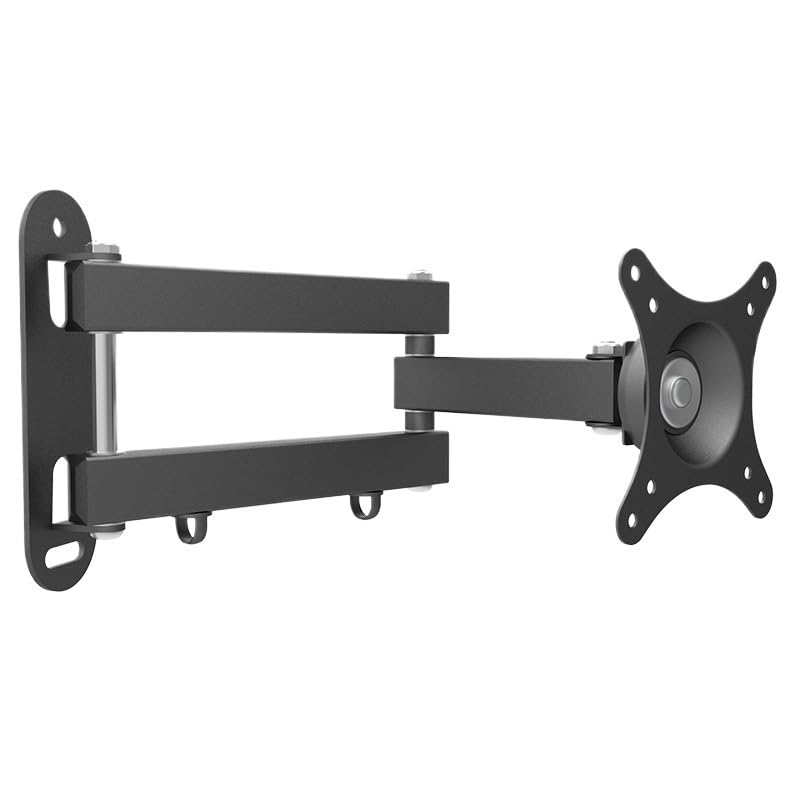 INFRI Staffa universale regolabile per TV a parete universale girevole supporto TV per schermo piatto LCD LED da 14 a 32 pollici (WMX012-3)