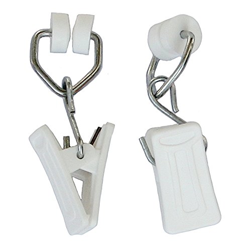 10 Gardinenrollen Gardinenröllchen Gardinenhaken Innenlaufrollen...