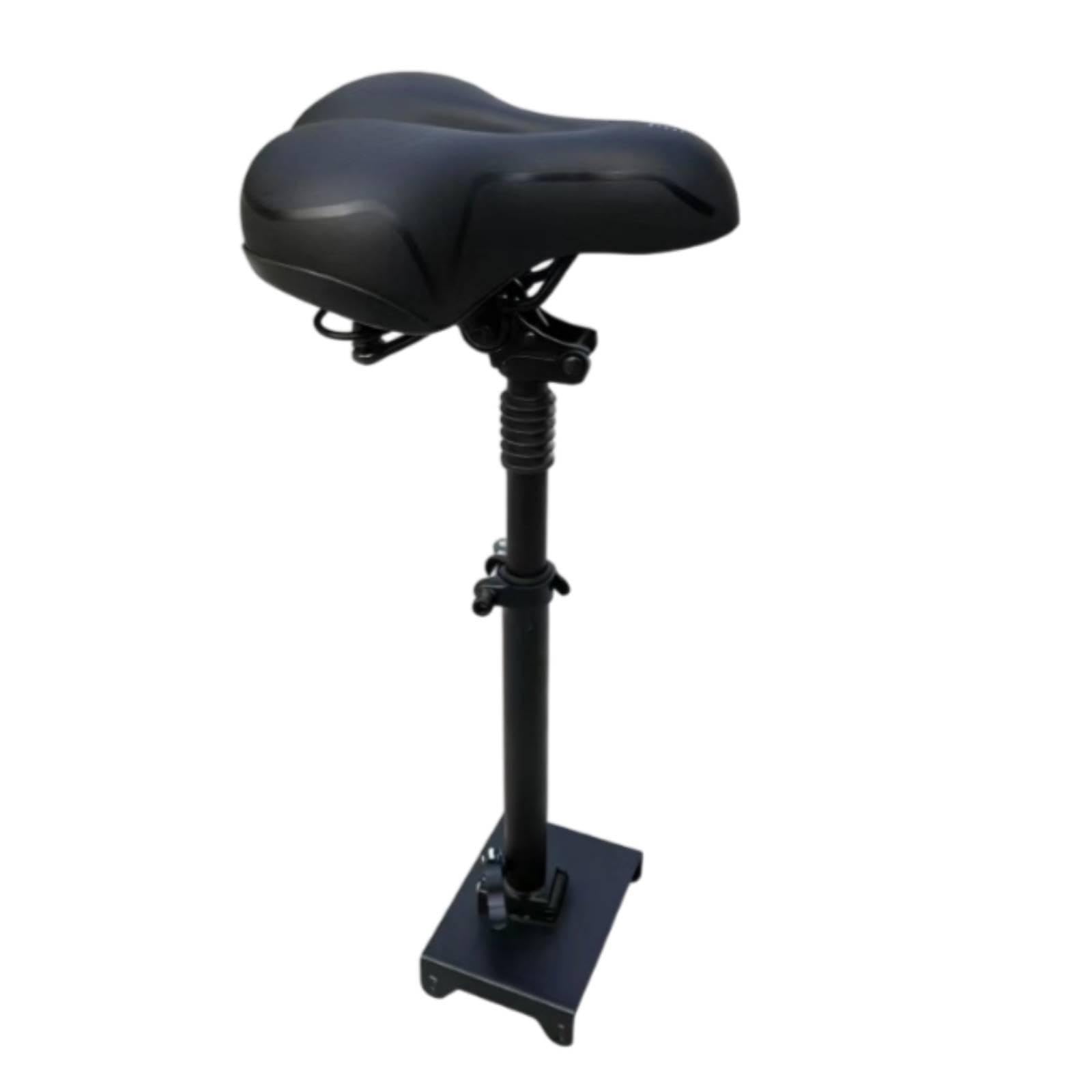 Seat Assembly Shock-Absorbing Seat with Spring-Support Quick-Install Accessory for Commuters, Daily Commuting, Short Trips Black M-image-0
