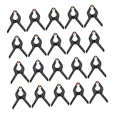 SAFIGLE 20 Stück Teiliges Federklemmen Holzklammern für Fotografie und Holzarbeiten Vielseitige Federzwingen mit Hoher Elastizität Leichter Transport Langlebig und Robust für DIY Büro und