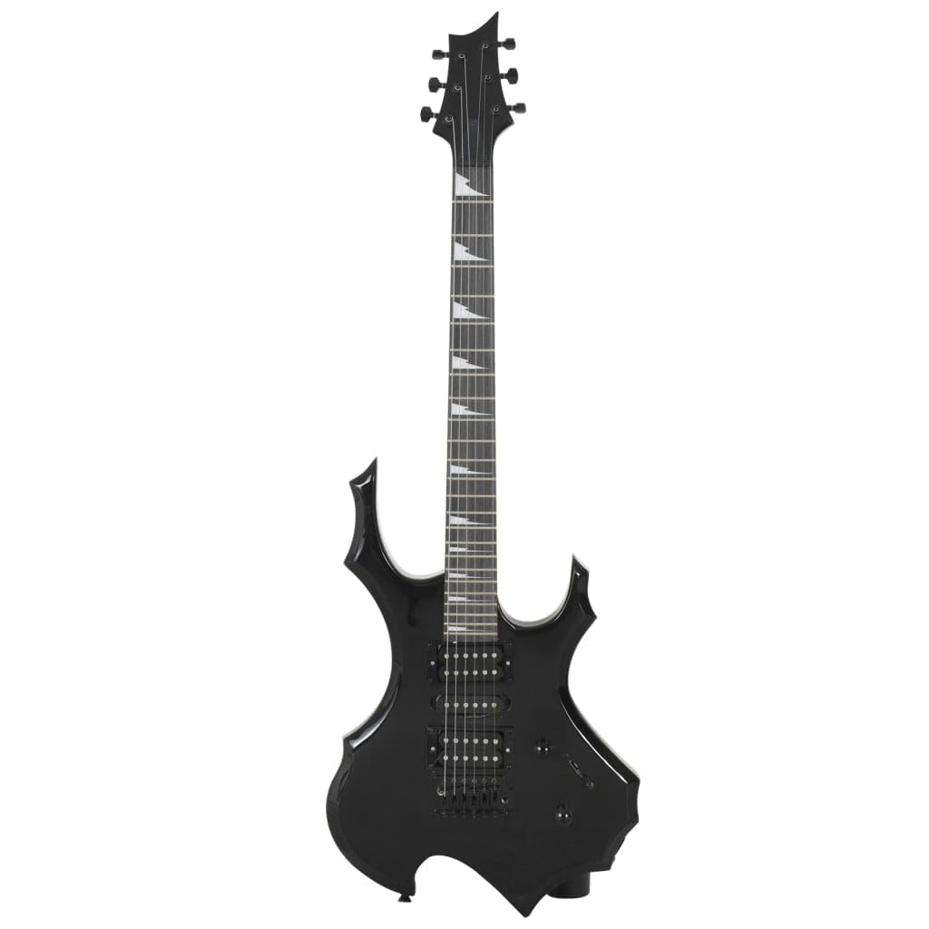 Generico Chitarra Elettrica per Principianti con Custodia Nera 4/4 39",Nero,3.79kg,70187
