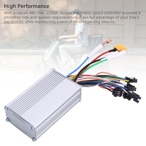 Electric Bike Controller, 48V 25A 1200W Brushless Motor Speed Controller for Ebikes, Scooter, ATV, Go Kart, Tricycle, Moped - Perfect for Urban Commuting, Recreation, and Off-Road Adventures by RiToEasysports - Image 4