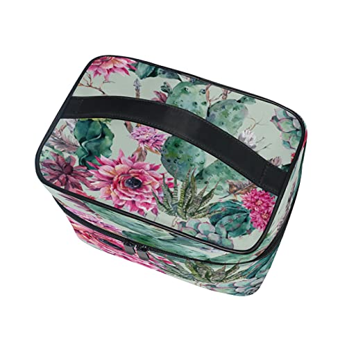 Trousse de maquillage vintage zippée pour stopper le désordre
