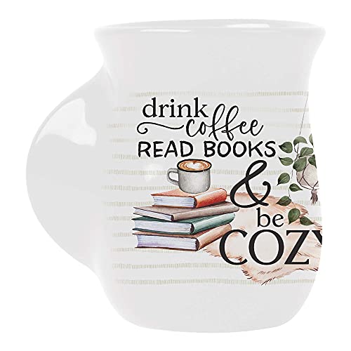 Coffee Books Cozy Classic Handwärmer, Porzellan, 473 ml, Weiß Cover