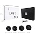 Cinema Light Box,Delicacy A4 size Light Up Your Life LED Letter Box with Total 189 Characters and Colorful Symbols(104 letters and 85 symbols)