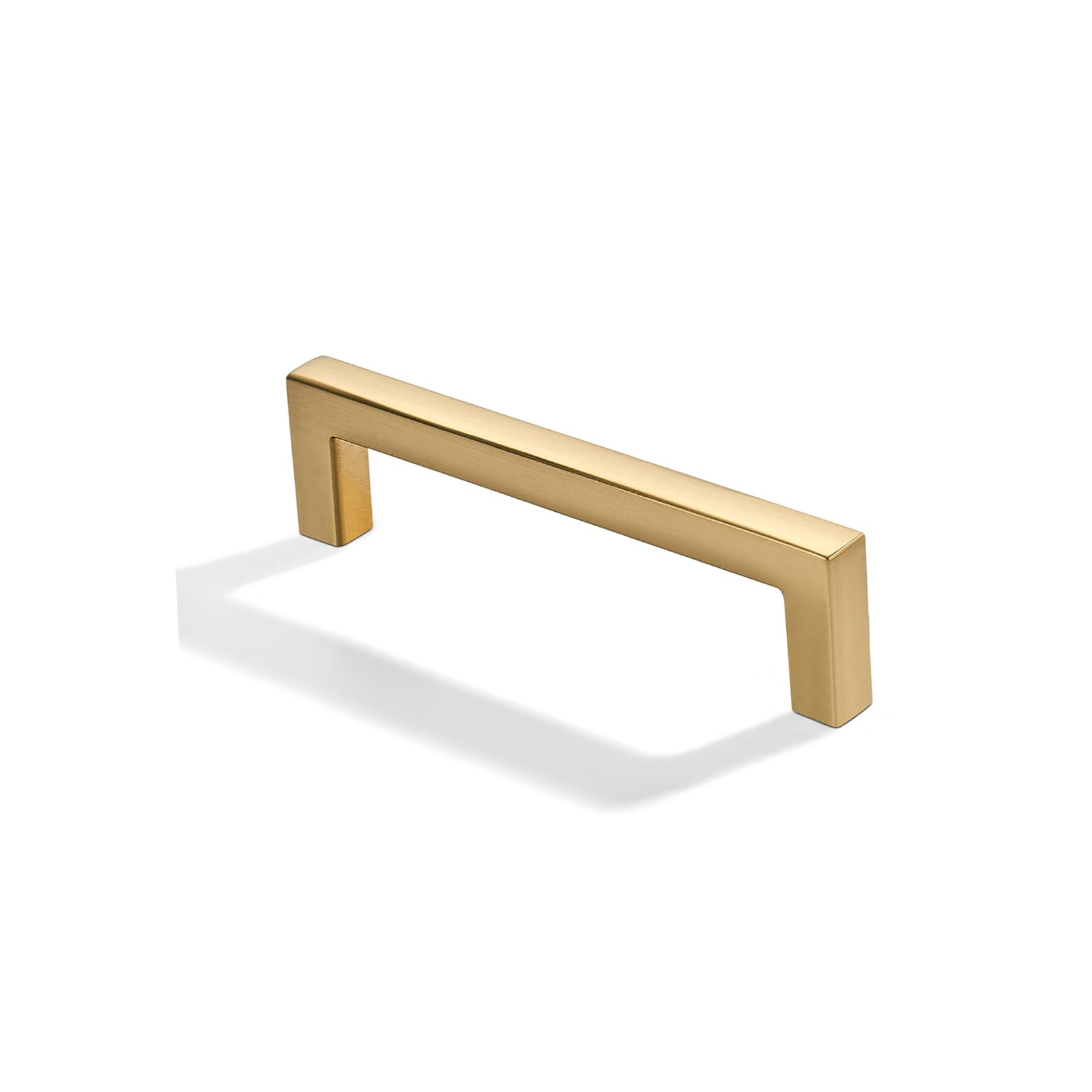 Khtumeware - 207 Brushed Brass Cabinet Pulls CTC 4 in (102 mm) 10 Pack