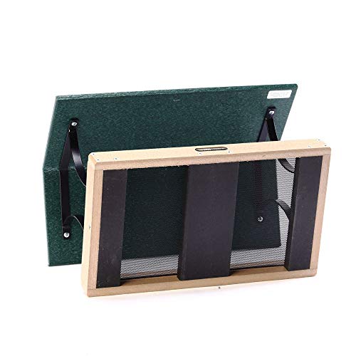 Birds Choice SNFT-300 Fly-Thru Feeder, Recycled Pole Mounted Bird Feeder, Large, Taupe/Green - Image 4