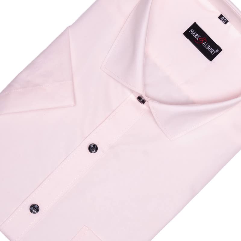Image of MARK & ALBERT Men's Half Sleeves Regular Shirt