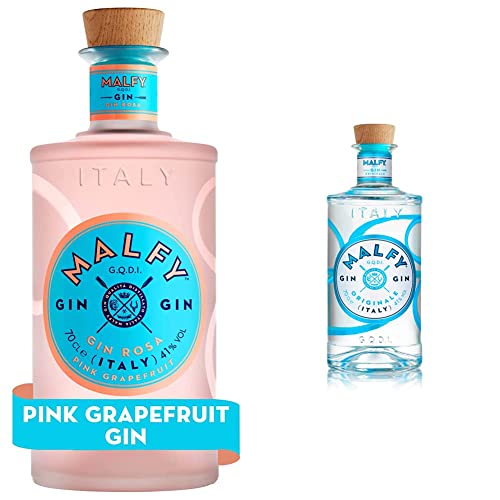 Malfy Rosa Ginebra Premium - 700 ml & Original Ginebra, 700 ml