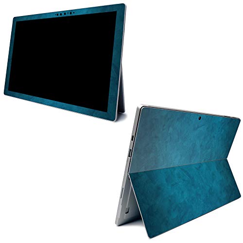 Image of MightySkins Carbon Fiber Skin for Microsoft Surface Pro 7 - Blue Strokes | Textured Carbon Fiber Finish | Easy to Apply, Remove, and Change Styles | Made in The USA