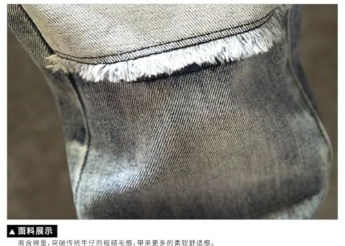 Men's Spring Retro Stretch Pants Casual Slim Comfortable Breathable Jeans4