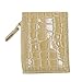 RARITYUS Fashion Crocodile Pattern Wallets for Women Small Credit Card Holder Clutch Bifold Wallet Coin Purse