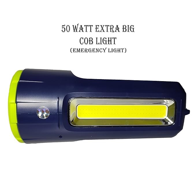 Image of 120W Laser Led Torch Light Rechargeable 2km High Power Long Distance 2000 Meter with Strong Abs Body Stylish Look 5 in1 Modes High, Low, Blinker, Side Light, Micro USB Charging Port