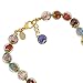Glass of Venice Short Murano Glass Necklace 16-Inch Plus Extender - Italian Multicolor Sommerso Sparkling Beads Handmade Blown - Necklaces for Women